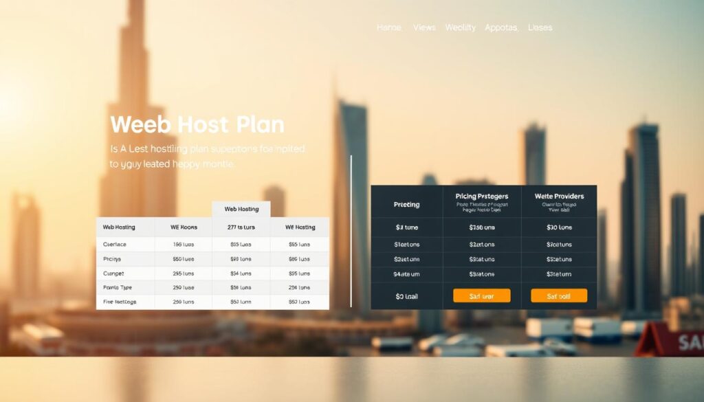 Web Hosting Dubai Price Comparison